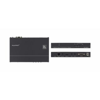 HDBaseT Empfänger mit Scaler für HDMI und Audio