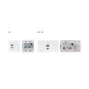 EU & UK-size Wall-Plate Receiver, with EU & UK...