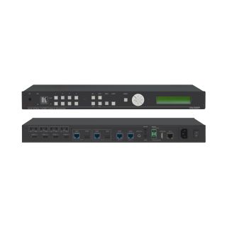 4x4 4K 60 4:2:0 HDMI/HDBaseT Matrixschalter mit PoE für vergr. Reichweite