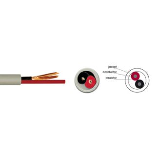 1 Pair: 16 AWG Speaker Bulk Cable (black)