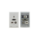 Passives^ durchgehendes Wall Plate  - 15-pol. HD^ 3^5 mm...