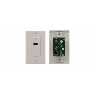 US-size Wall-Plate Transmitter, with White 1-gang Design Frame