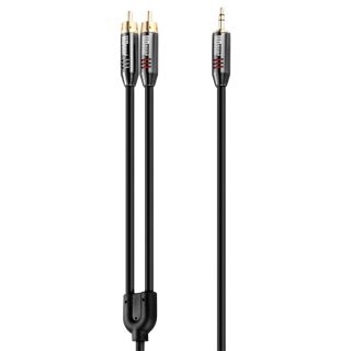 Audio Kabel, 3,5mm Klinke zu Cinch - 2,00m