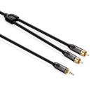 Audio Kabel, 3,5mm Klinke zu Cinch - 2,00m