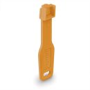 RJ45 Port Schlösser Orange, 10 Stck + 1 Schlüssel