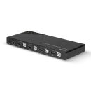 4 Port KVM Switch HDMI 4K60, USB 2.0 & Audio