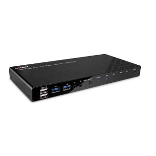 KVM Switch HDMI 4K60, USB 3.0 & Audio, 4 Port