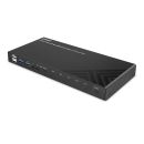 KVM Switch HDMI 4K60, USB 3.0 & Audio, 4 Port