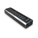 10 Port USB 3.0 Hub mit Ein-/Ausschaltern