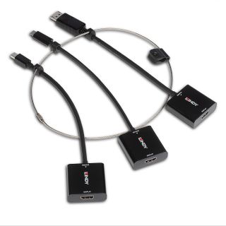 Konverter-Satz USB Typ C, MiniDP und DP an HDMI 18G