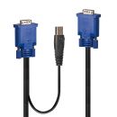 Kombiniertes KVM- und USB-Kabel 1m