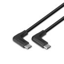 0.5m USB 3.2 Typ C Kabel, 2 x 90° gewinkelt