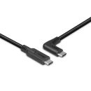 1.5m USB 3.2 Typ C Kabel, 90° gewinkelt