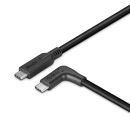 1m USB 3.2 Typ C Kabel, 90° gewinkelt