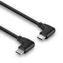 0.5m USB 2.0 Typ C Kabel, 2 x 90° gewinkelt