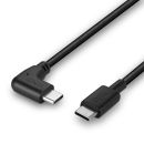 1m USB 2.0 Typ C Kabel, 90° gewinkelt