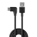 1m USB 2.0 Typ A an C Kabel, 90° gewinkelt