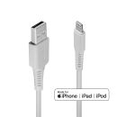 3m USB Typ A an Lightning Kabel, weiß