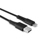 1m USB Typ A an Lightning Kabel, schwarz