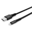 1m USB Typ A an Lightning Kabel, schwarz