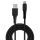 1m USB Typ A an Lightning Kabel, schwarz