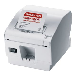 Star TSP743UII-24, USB, 8 Punkte/mm (203dpi), Cutter, dunkelgrau