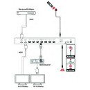 1 by 8 HDMI over HDMI & CAT5e/6/7 Splitter - Cypress CHDBT-1H7CPL