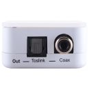 Coax to Toslink 2 Way Converter & Repeater - Cypress...