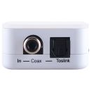 Coax to Toslink 2 Way Converter & Repeater - Cypress DCT-2