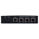 1×4 HDMI over HDMI and CAT5e/6/7 Splitter with PoE and LAN Serving - Cypress CHDBT-1H3CE