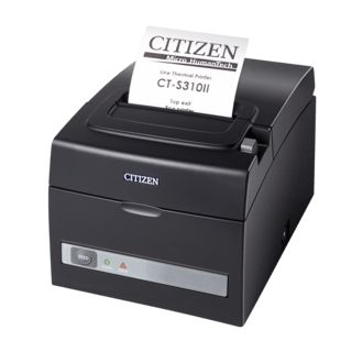 Citizen CT-S310II LAN, Dual-IF, 8 Punkte/mm (203dpi), Cutter, schwarz