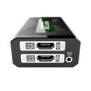 Vertex - 2x2 4K 18Gbps HDMI Matrix Switcher mit Scaler, Converter und Display