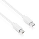 Premium 4K mini DisplayPort Kabel - 1.50m, weiß