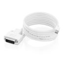 Premium 2K mini DisplayPort / DVI Kabel - 1.50m, weiß