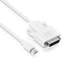 Premium 2K mini DisplayPort / DVI Kabel - 1,50m