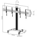 PureMounts® TV Cart - Dual Display bis 55"