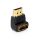 4K Premium High Speed HDMI Winkeladapter 90°