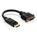 Aktiver 2K DisplayPort / DVI Portsaver Adapter