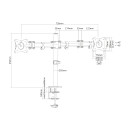 PureMounts® Schreibtisch Halterung - 2fach