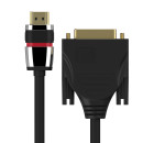 Zertifiziertes 2K HDMI / DVI Kabel – 0,50m