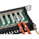 Cat.6A Patchpanel 24p STP (Klasse EA) 10GE, 1/2 HE...