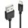 0.5m USB an Lightning Kabel, schwarz (Lindy 31319)