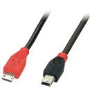 0.5m USB 2.0 Typ Micro-B an Mini-B OTG Kabel