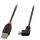 USB 2.0 Kabel Typ A/Mini-B 90° gewinkelt, 1m (Lindy 31971)