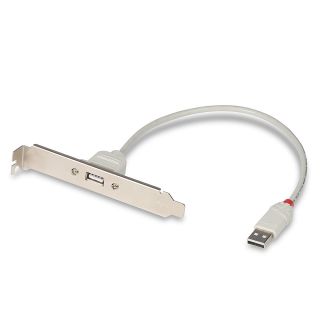 USB 2.0 Slotblechadapter, 1 x USB Typ A