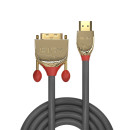 10m HDMI an DVI Kabel, Gold Line