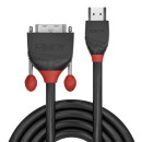 0.5m HDMI an DVI Kabel, Black Line (Lindy 36270)