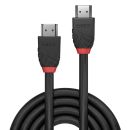 0.5m High Speed HDMI Kabel, Black Line (Lindy 36470)