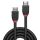 0.5m High Speed HDMI Kabel, Black Line (Lindy 36470)