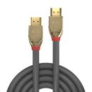 1m High Speed HDMI Kabel, Gold Line (Lindy 37861)